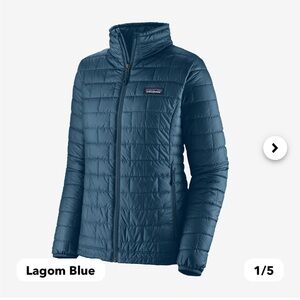 Patagonia Women’s Nano Puff Jacket - Blue Large